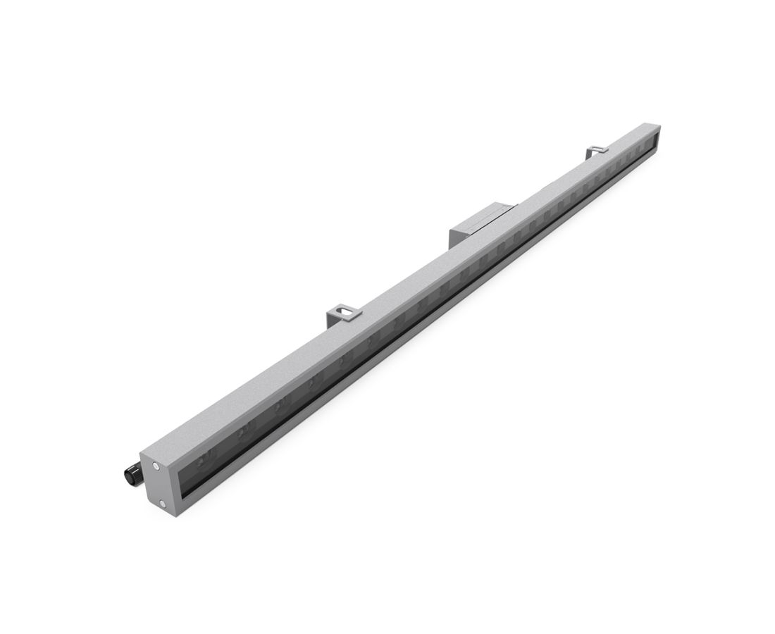 LED ხაზოვანი პროჟექტორი 24W IP65 4000K შავი - 80365272 — პროჟექტორი